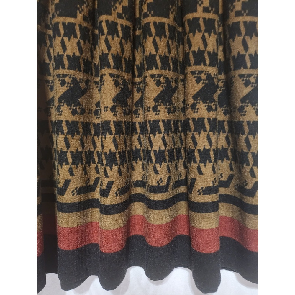 Ronni Nicole,Elegant Hounds Tooth,Brown Dress,Diamond ,Sz 12, Longsleeve Sweater - Picture 8 of 16